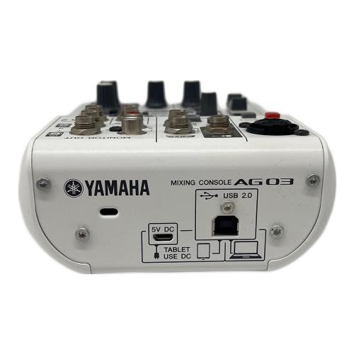 YAMAHA (ヤマハ) オーディオインターフェイス AG03｜トレファクONLINE