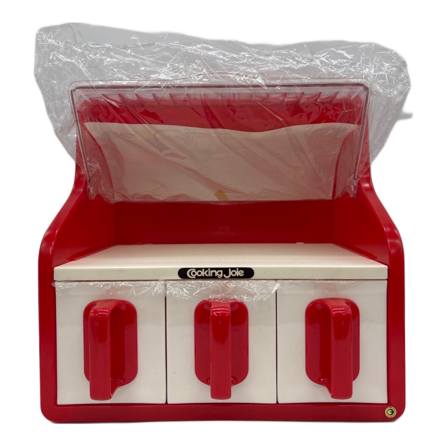 調味料ケース クッキングジョア レッド×ホワイト 未使用品 大栄化成