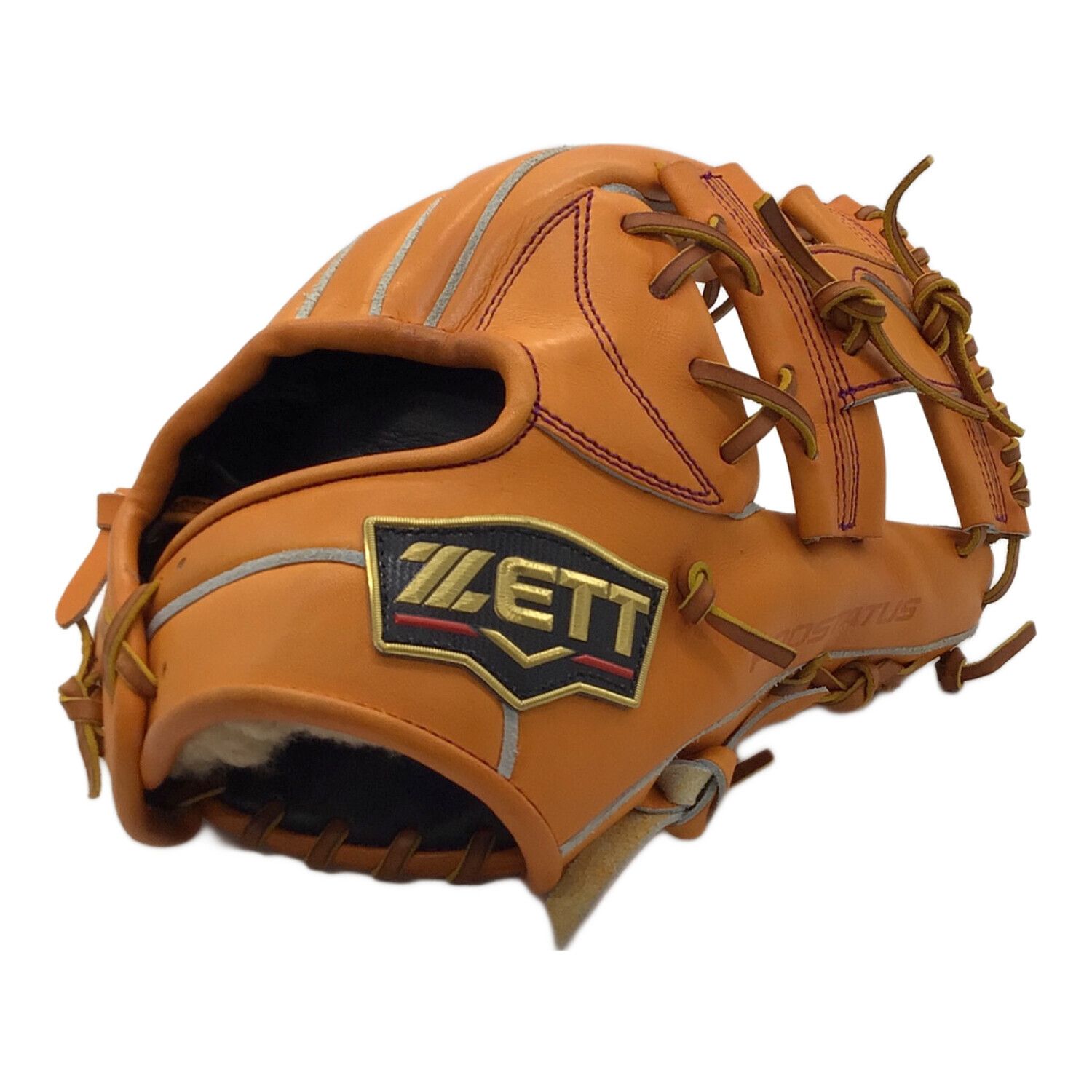 ZETT (ゼット) 硬式グローブ 約28.5cm オレンジ 2023年モデル