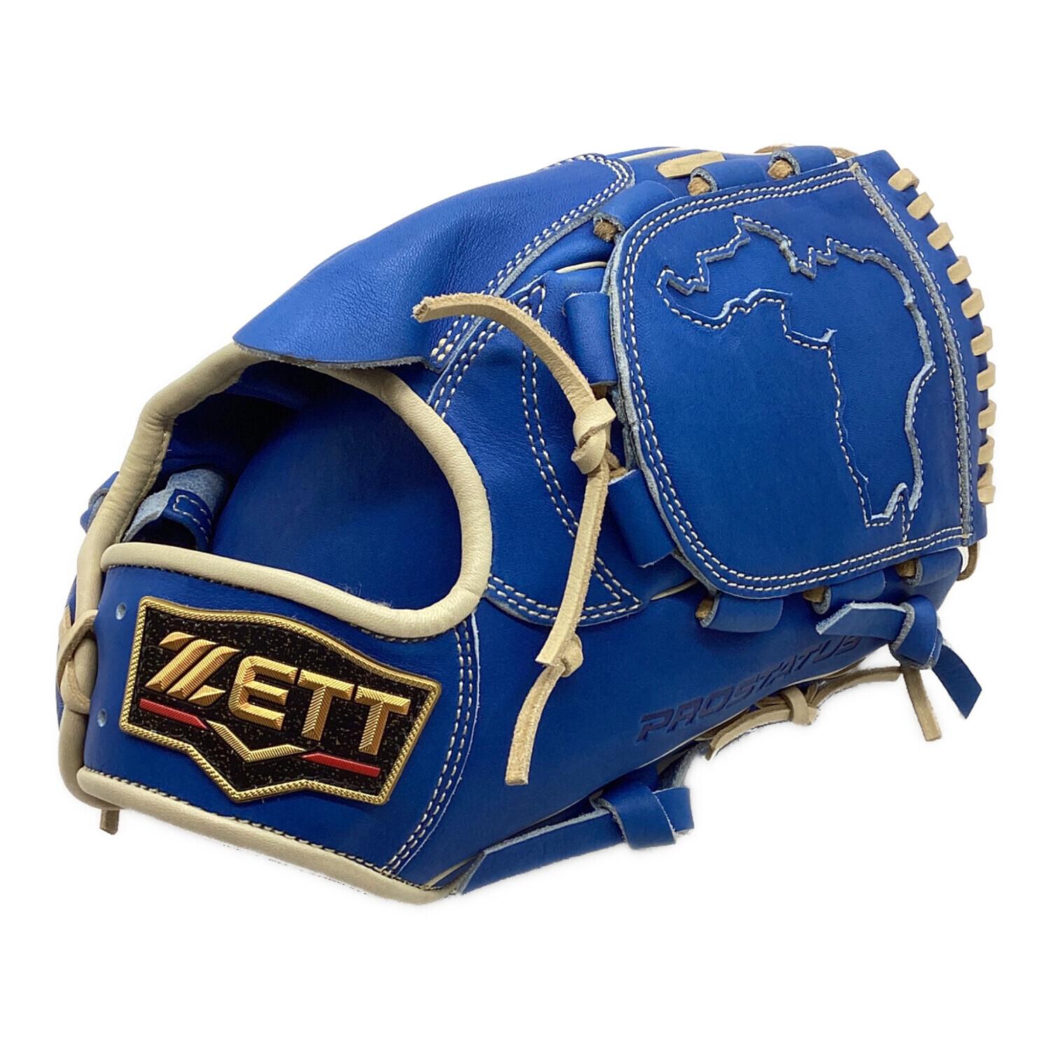 ZETT (ゼット) 軟式グローブ ロイヤルブルー プロステータス 投手用