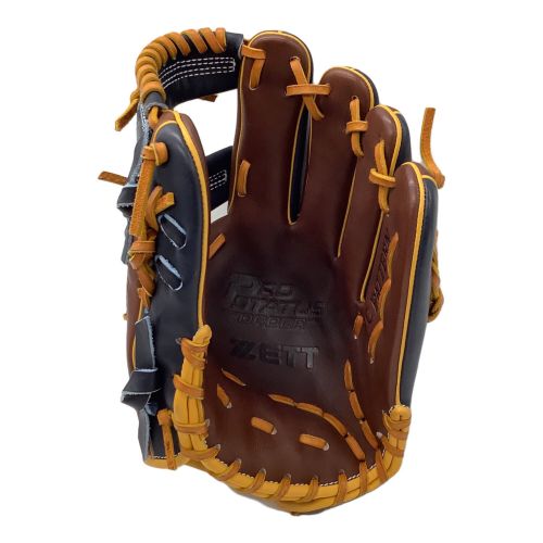 ZETT (ゼット) 軟式グローブ ブラウン 中村奨吾選手モデル ケース付き