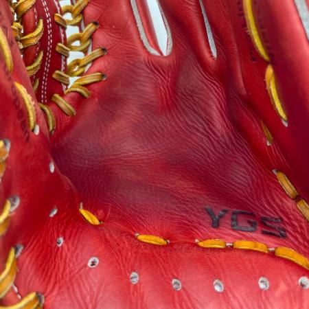 YGS (山本グラブスタジオ) 硬式グローブ 約27.5cm レッド 内野用 EA3