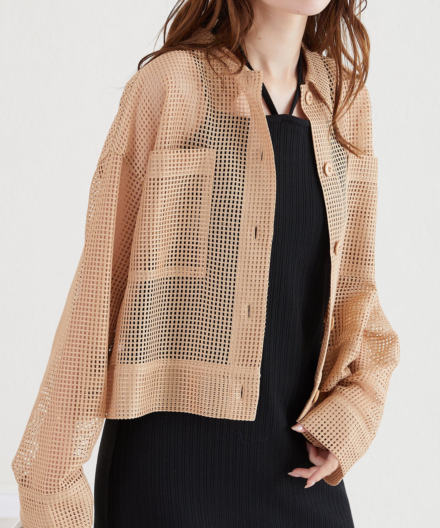 メッシュクロップドシャツ/AC3313 – ORIENTALTRAFFIC