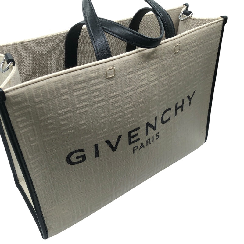 ジバンシィ GIVENCHY Gトートミディアム アイボリー コーティング