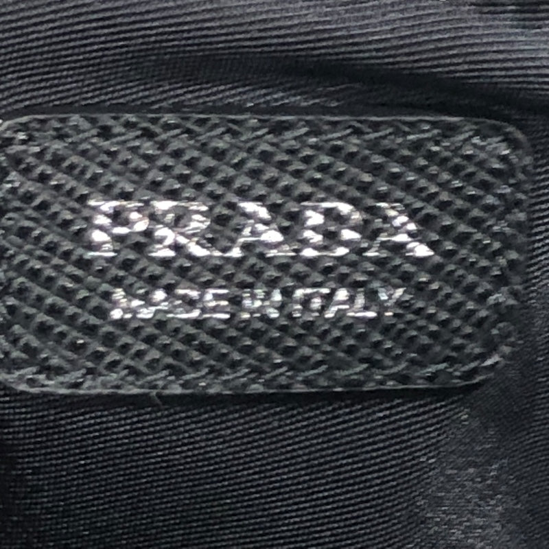 プラダ PRADA サフィアーノポーチ付きベルト34/85 1CM237 ブラック