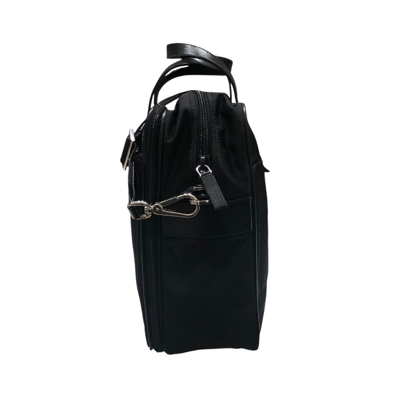 プラダ PRADA ビジネスバッグ 2VE407 ブラック ナイロン・サフィアーノ
