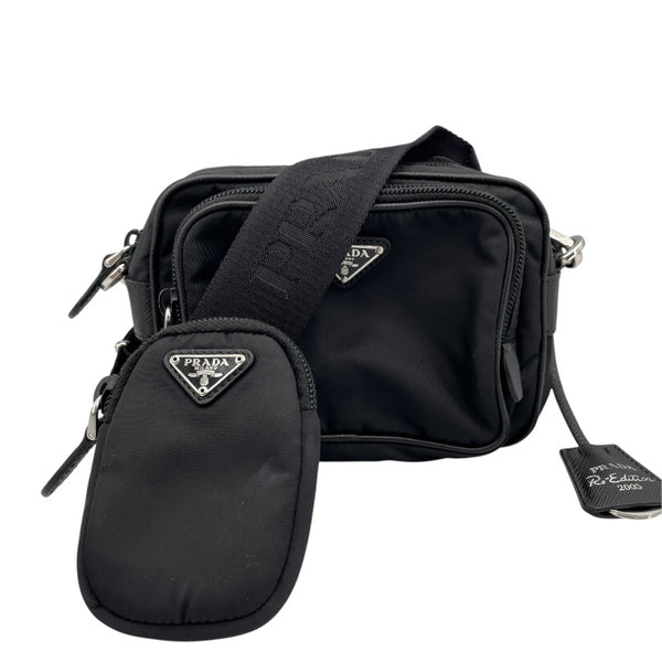 プラダ PRADA リエディションショルダー ブラック ナイロン メンズ