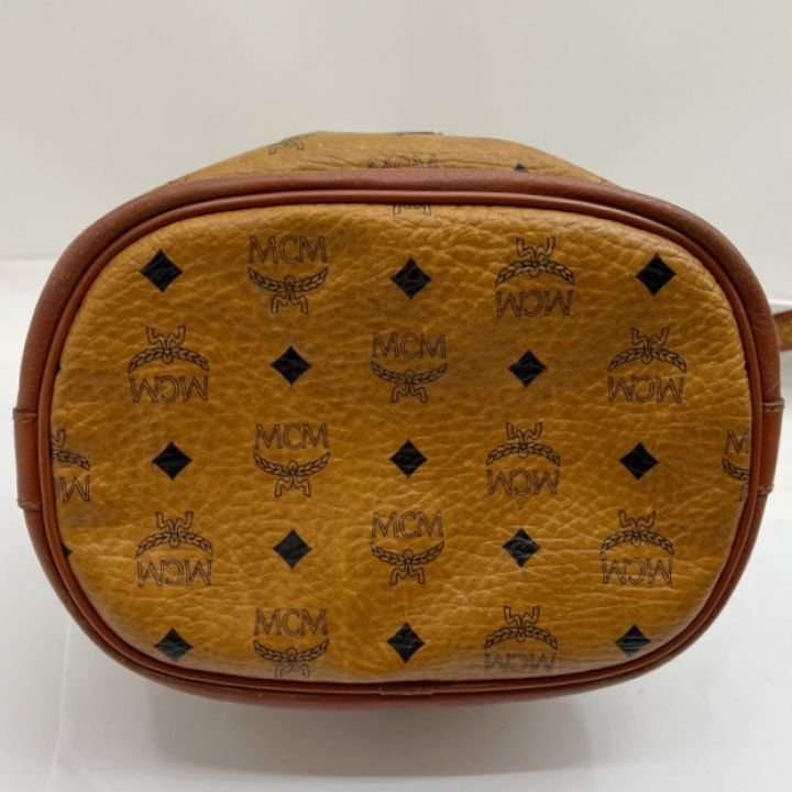 MCM バケットバッグ ブラウン 巾着 MCM エムシーエム ショルダーバッグ