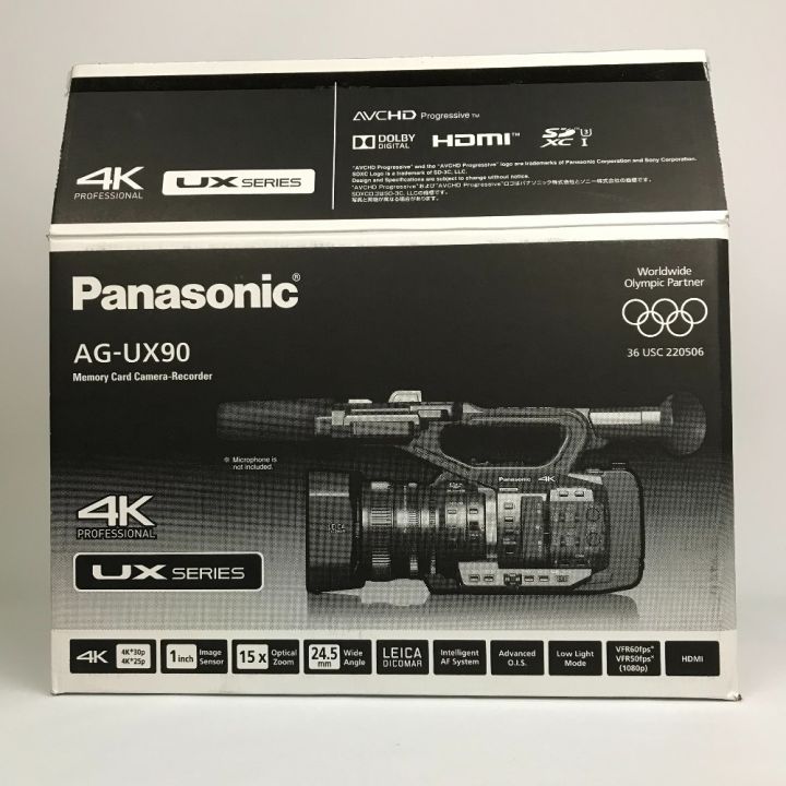 Panasonic パナソニック ビデオカメラ 4K 業務用 通電時間4時間 付属品