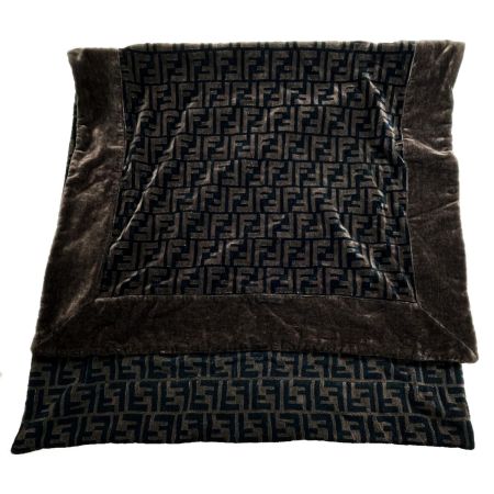FENDI フェンディ ブランケット ビーチタオル ブラウン 96×176cm