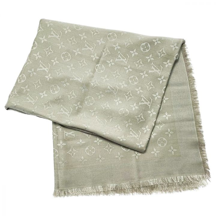 Louis Vuitton モノグラム ハンカチ グレー