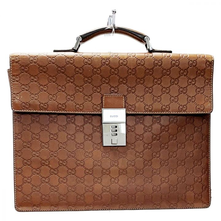 GUCCI グッチ グッチシマ 34044 212792 ブラウン ビジネスバッグ