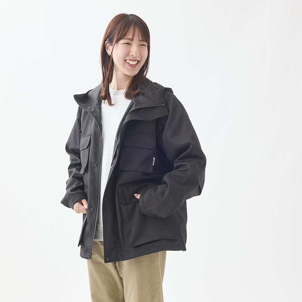 マウンテンジャケット（ブラック）XLサイズの通販｜キャンプ用品の