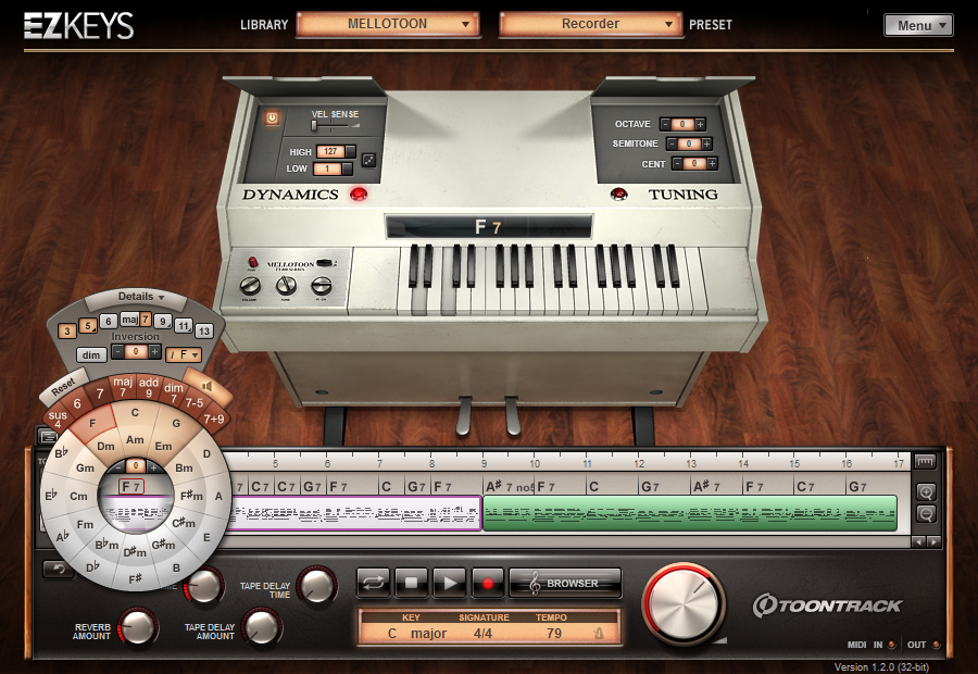 クリプトン | EZ KEYS - MELLOTOON / BOX（音楽ソフトウェア）