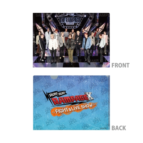 RUN!RUN!RAMPAGE X クリアファイル2枚セット/あっしゃっすぅ～ | TEAM