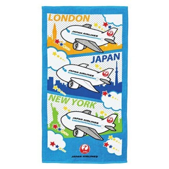 JALオリジナル]ワールドトラベル フェイスタオル: JALショッピング