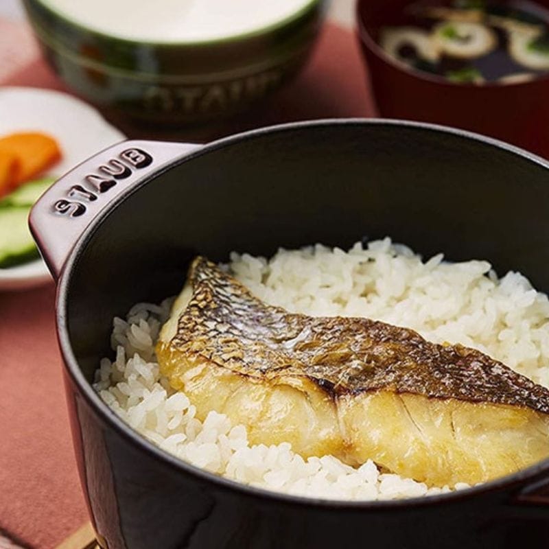 STAUB ファミリーライスココット グレー 3L STAUB ファミリーライス