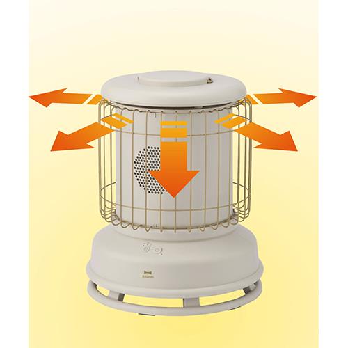 BRUNO(ブルーノ) BOE100-ASBL 全方位型ファンヒーターClassic Stove