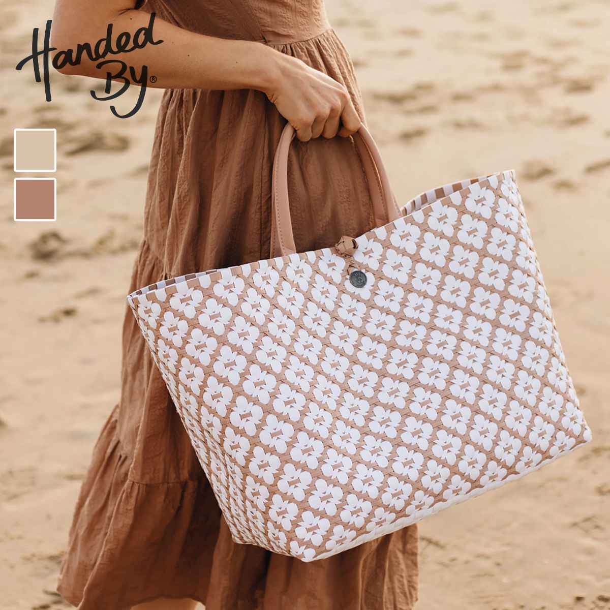 ハンドバッグ Handed By MOTIF BAG 手編み フェアトレード （ カゴ