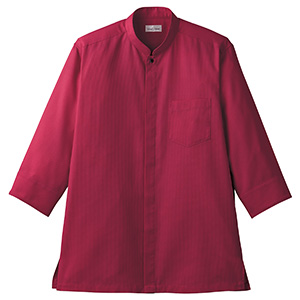 吸汗速乾 スタンドカラーシャツ FB4556U－3 ワイン| 作業服