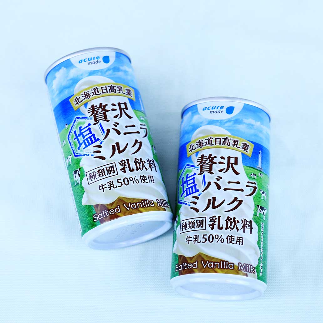 贅沢塩バニラミルク 190g缶 30本 | アキュア公式オンラインストア