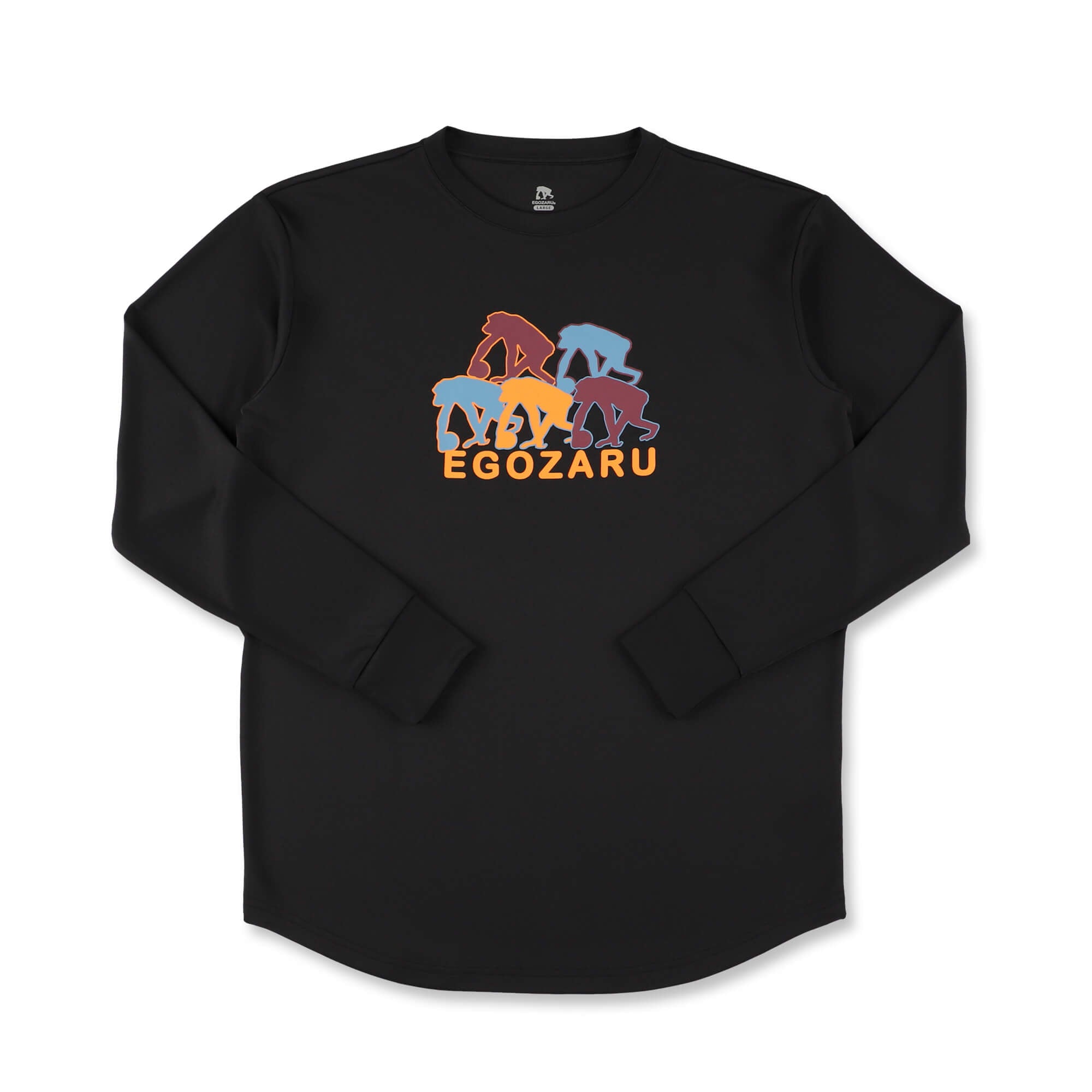 BIGシルエット アイコンバックプリント ロングスリーブTシャツ