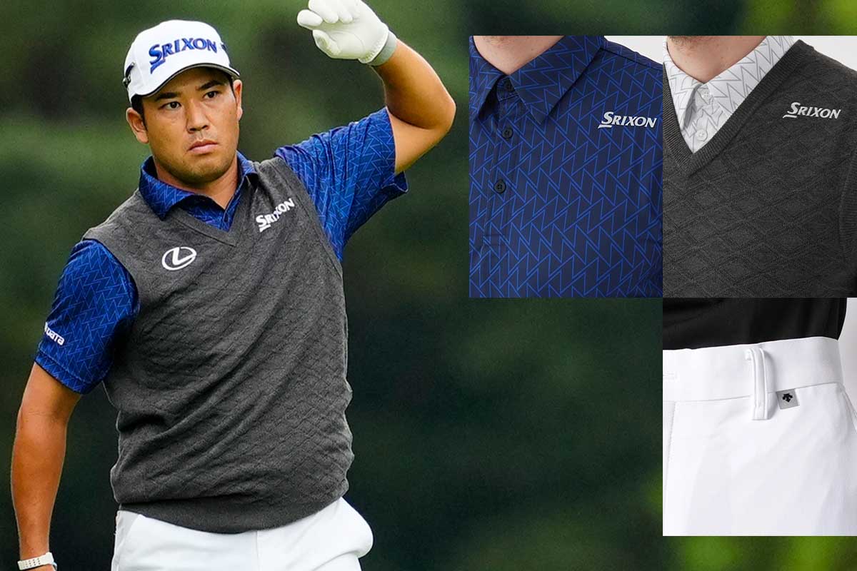 松山英樹で秋の到来を感じた！？「スリクソンバイデサント」のVネック