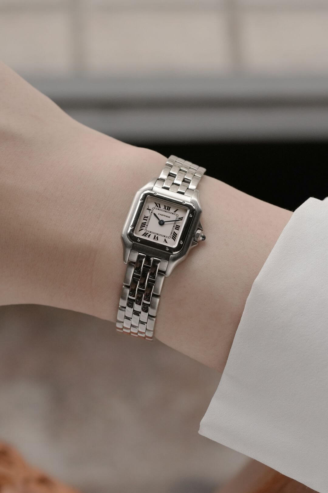 カルティエ/パンテール ドゥ カルティエSM/ホワイトローマンダイヤル