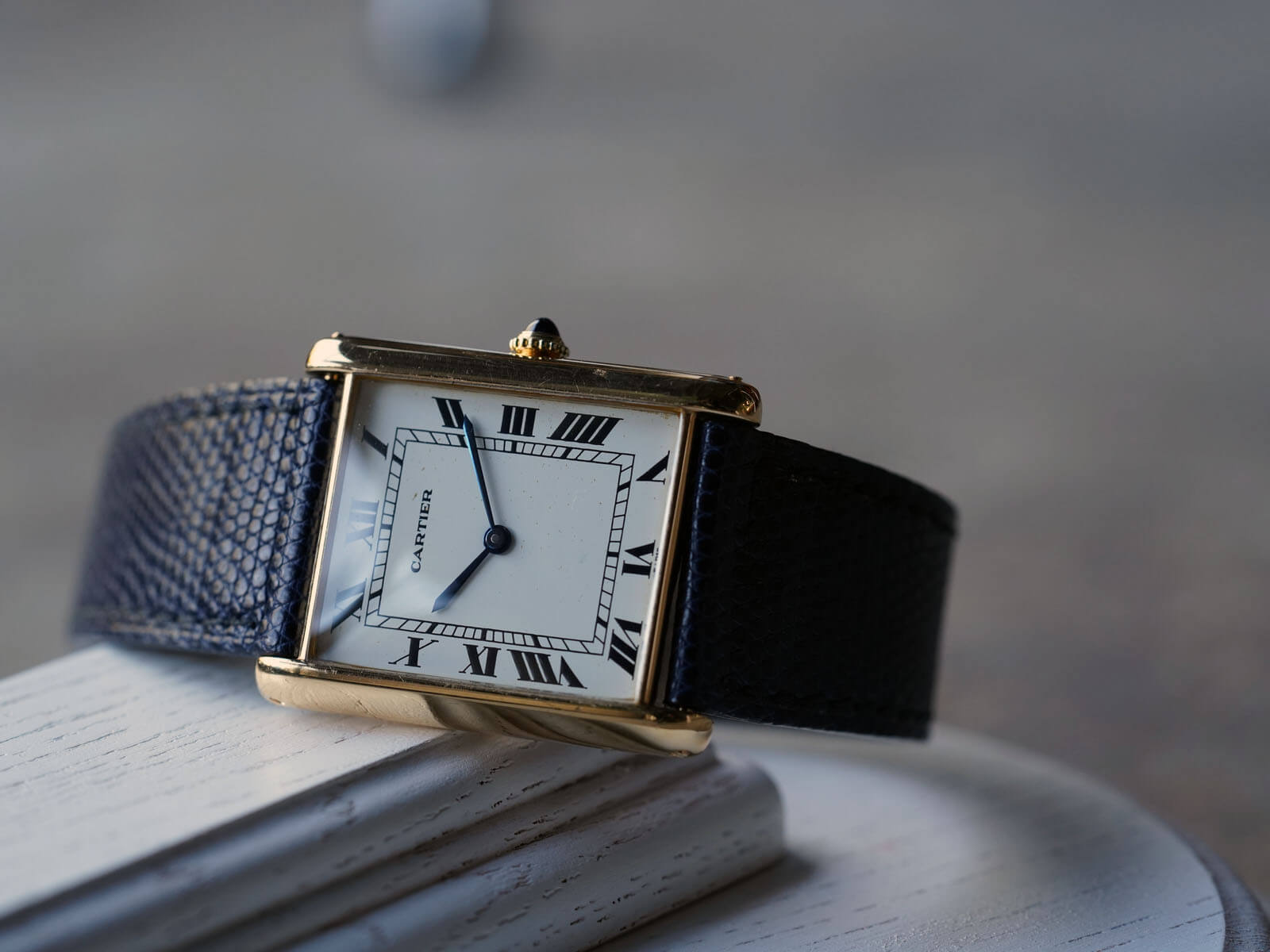 カルティエ/タンクルイカルティエXLジャンボ/PARIS/ホワイトローマン