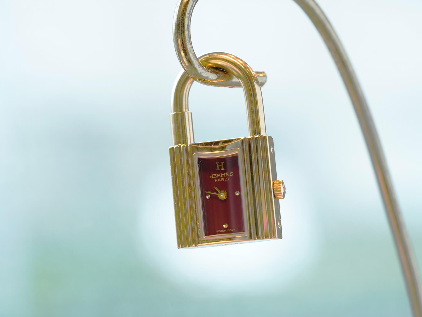 エルメス/ケリーウォッチ/ボルドーダイヤル/Hermes/Kelly Cadenas