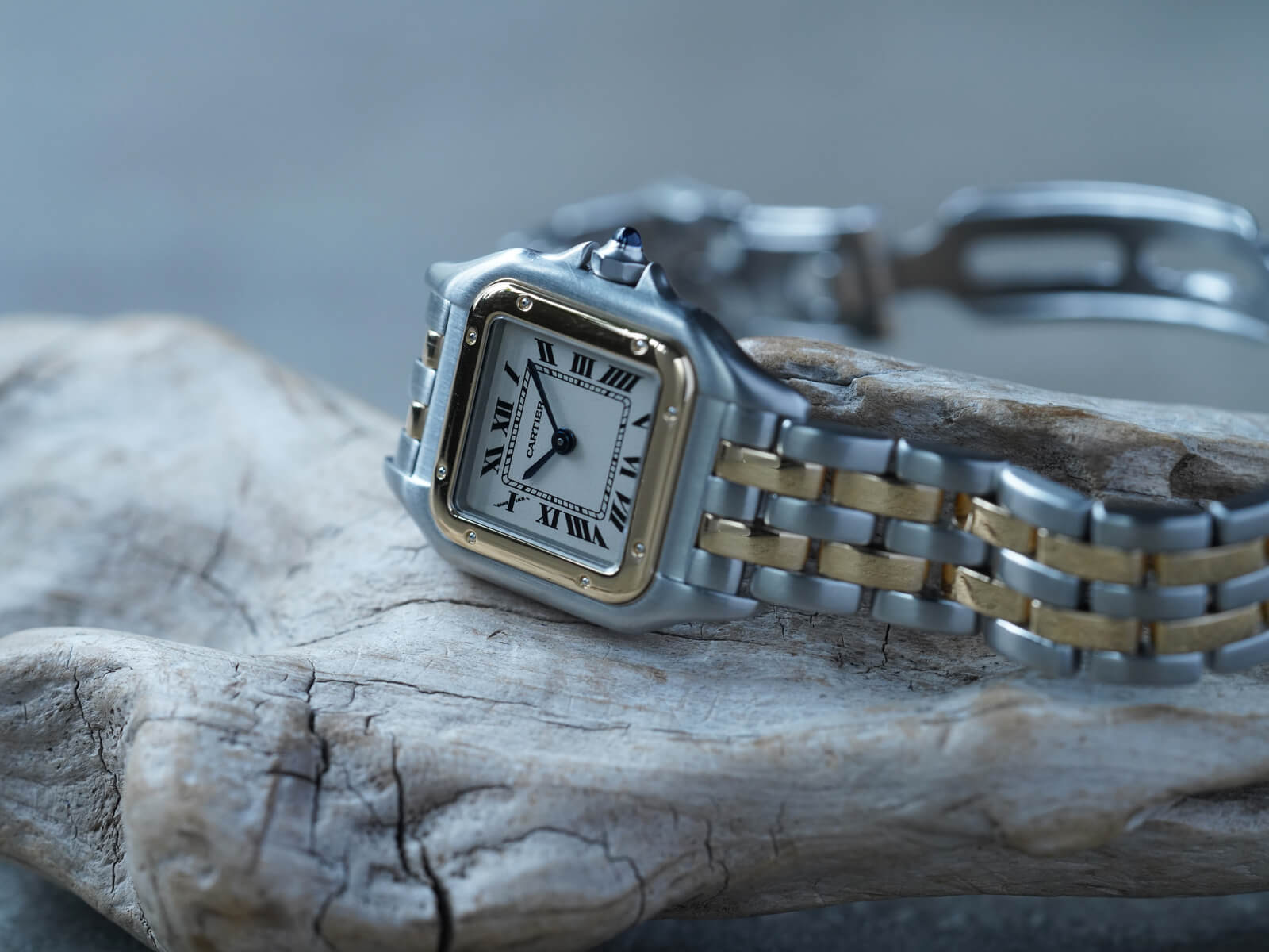 カルティエ/パンテール ドゥ カルティエSM/2ロウ/アイボリーローマン