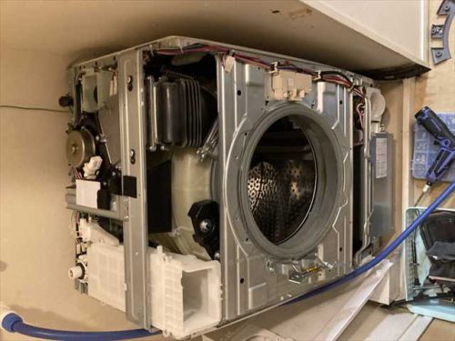 シャープ ES-S7C を分解クリーニング｜乾燥機能低下・悪臭対策なら