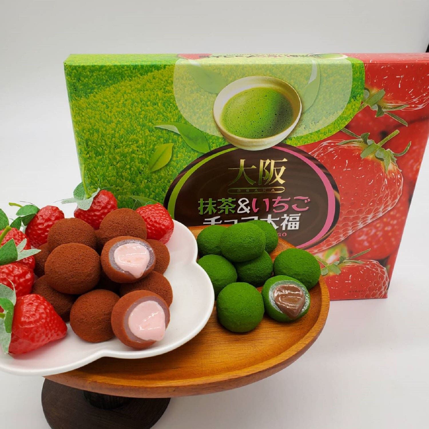 大阪抹茶いちご大福