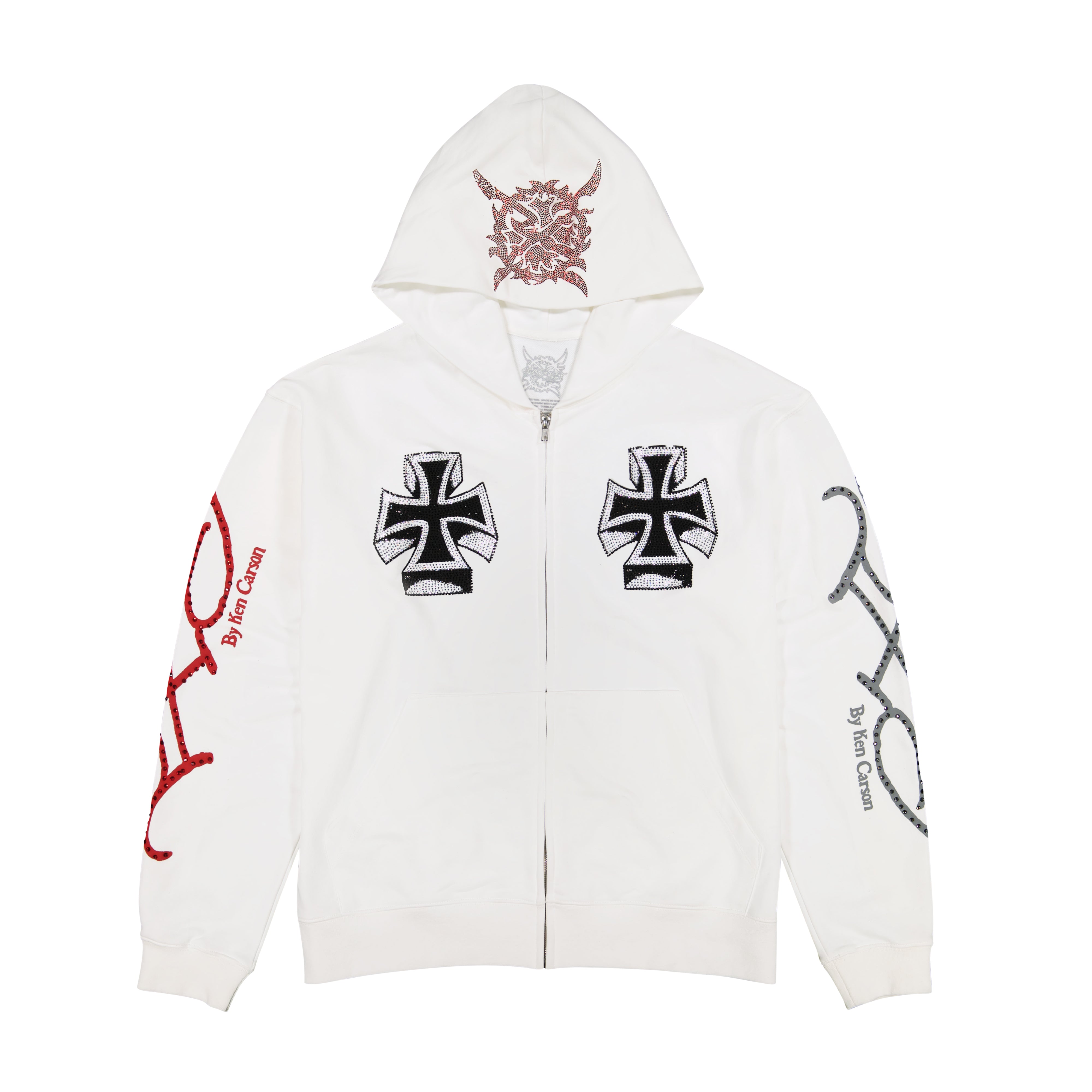 CHRONOIZM FRINGE ZIP HOODIE クロノイズム XL TOPS | CHRONOIZM