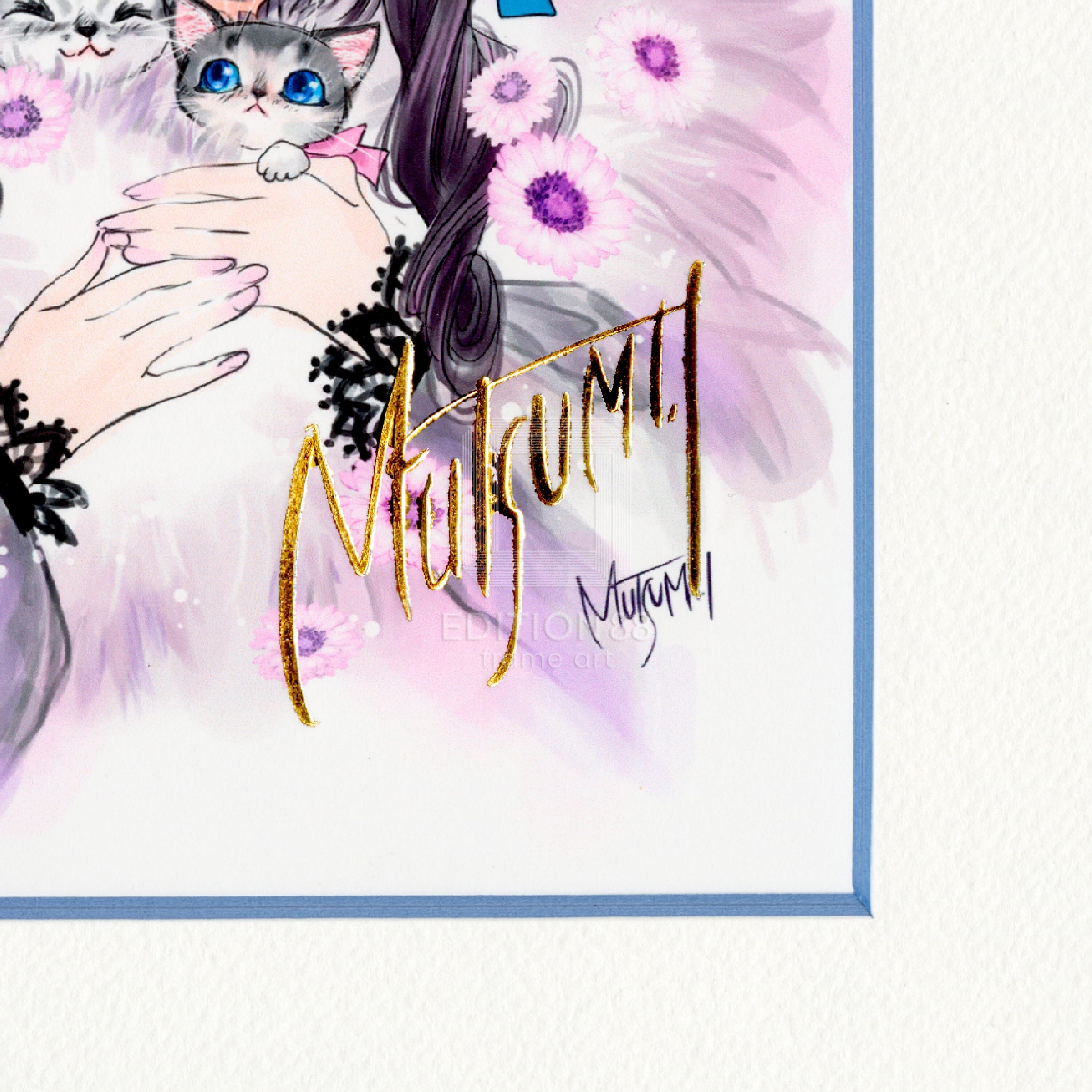 88グラフ ミニ「リボン」/いのまたむつみ（箔押しサイン入り）