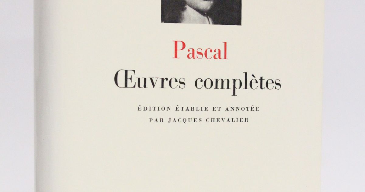Blaise PASCAL • Oeuvres complètes • 1954 – Edition-Originale.com