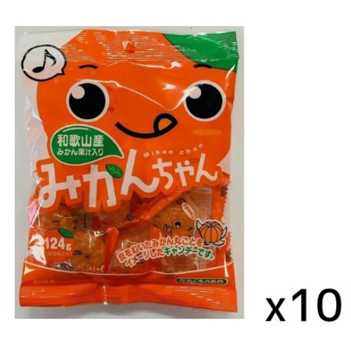 川口製菓 みかんちゃん 124g×10｜教育・保育をサポートするオンライン
