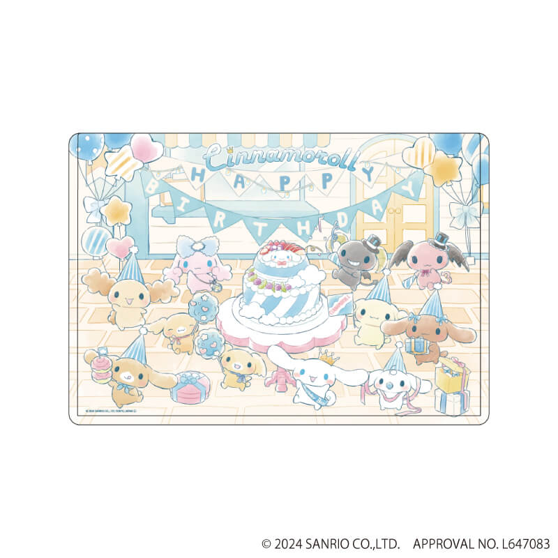 キャラクリアケース「シナモロール」04/集合イラスト(グラフアート