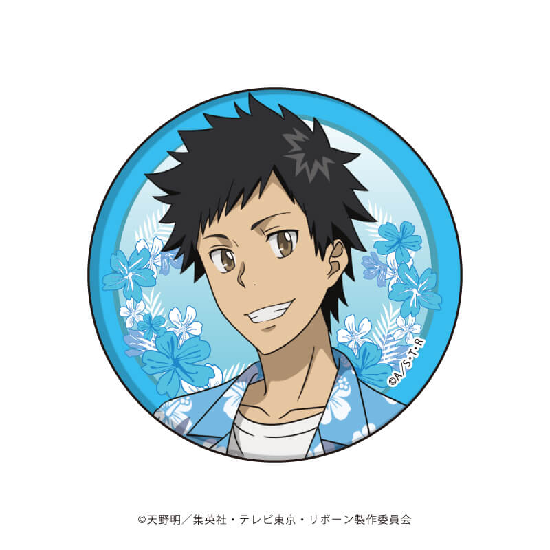 缶バッジ「家庭教師ヒットマンREBORN!」61/アロハシャツver