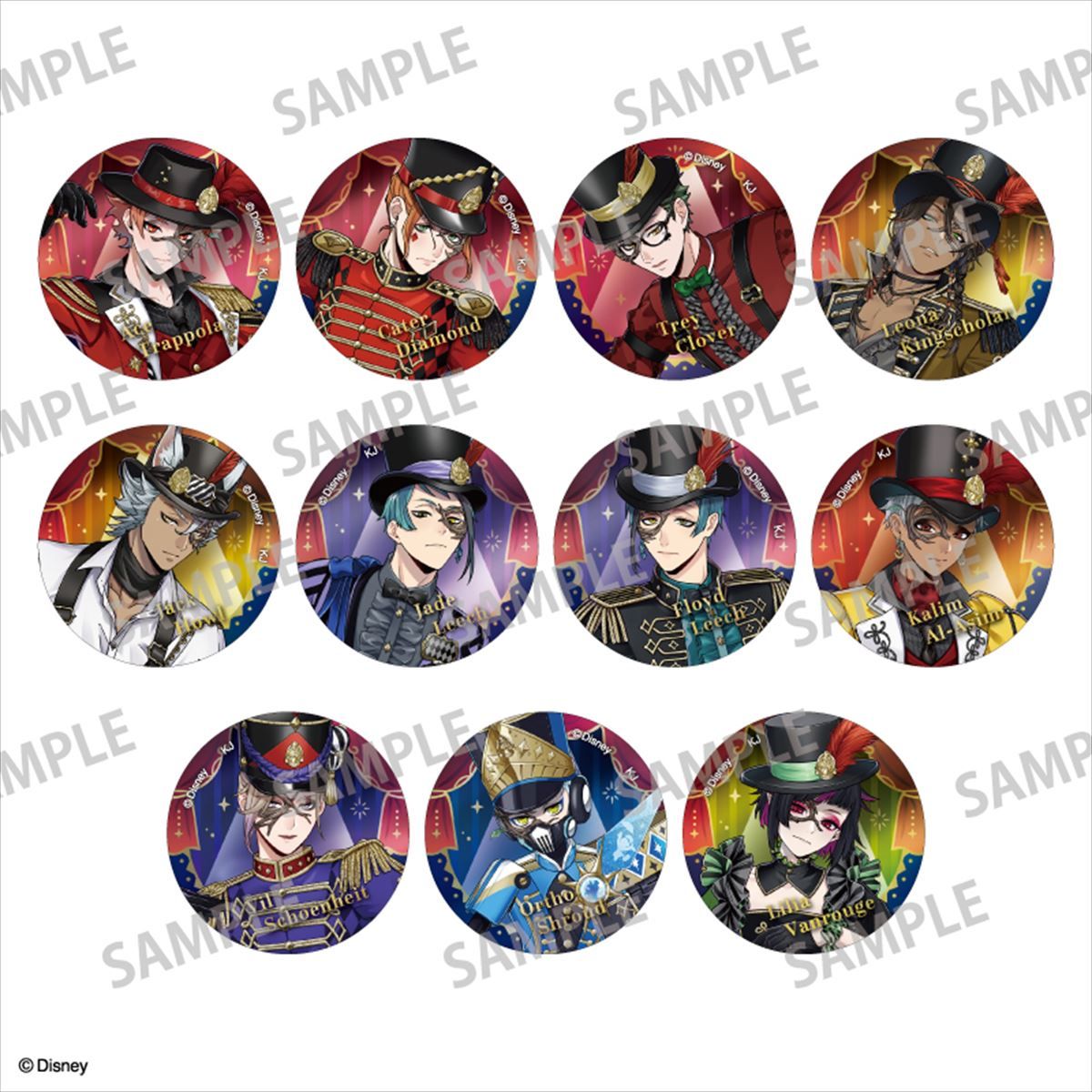 ディズニー ツイステッドワンダーランド トレーディングオーロラメタル