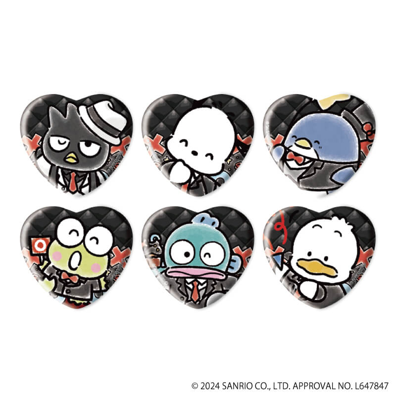 エヴァンゲリオンハート型缶バッチ EVA STOREオリジナル ハート形缶