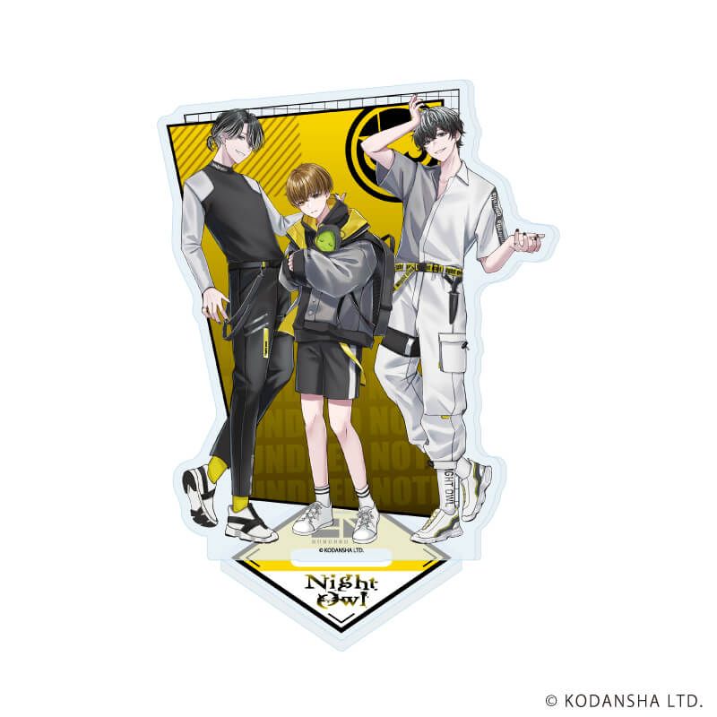 アクリルスタンド「ハンドレッドノート」04/ナイトアウル(公式イラスト