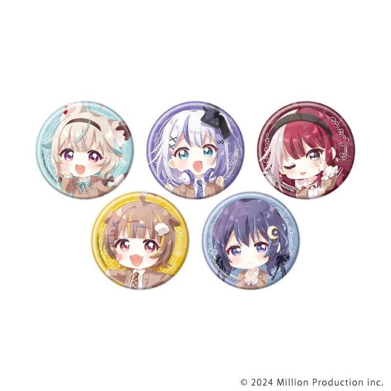 ホログラム缶バッジ(57mm)「Million Production」02/制服風衣装ver