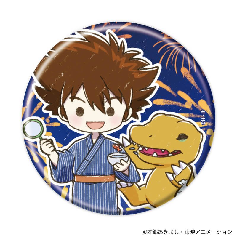 缶バッジ「デジモンアドベンチャー」08/浴衣ver. コンプリートBOX(全8