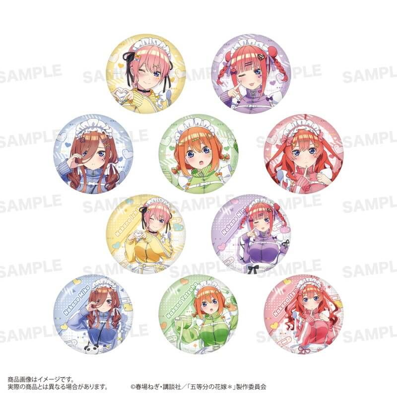 TVスペシャルアニメ「五等分の花嫁＊」トレーディング缶バッジ