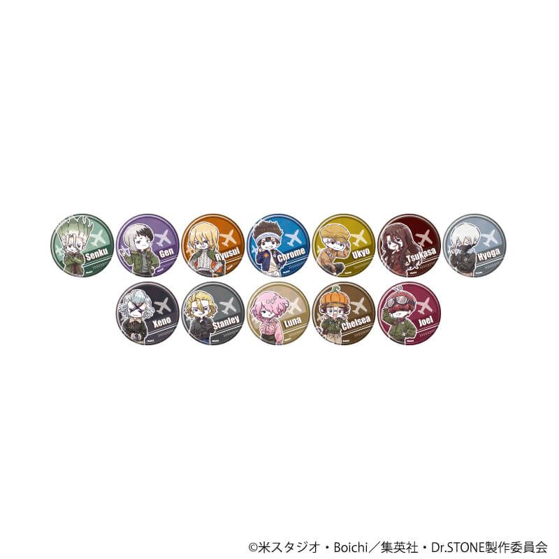缶バッジ「Dr.STONE」32/フライトジャケットver. ブラインド(12種