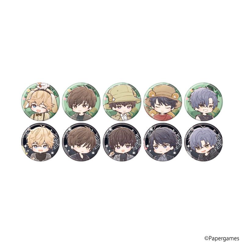 缶バッジ「恋とプロデューサー～EVOL×LOVE～」33/セット2 ブラインド