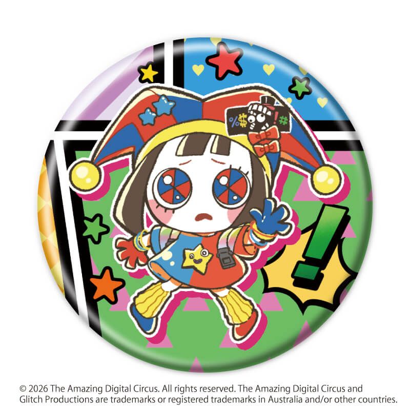 缶バッジ「アメイジング・デジタル・サーカス」02/カラフルver