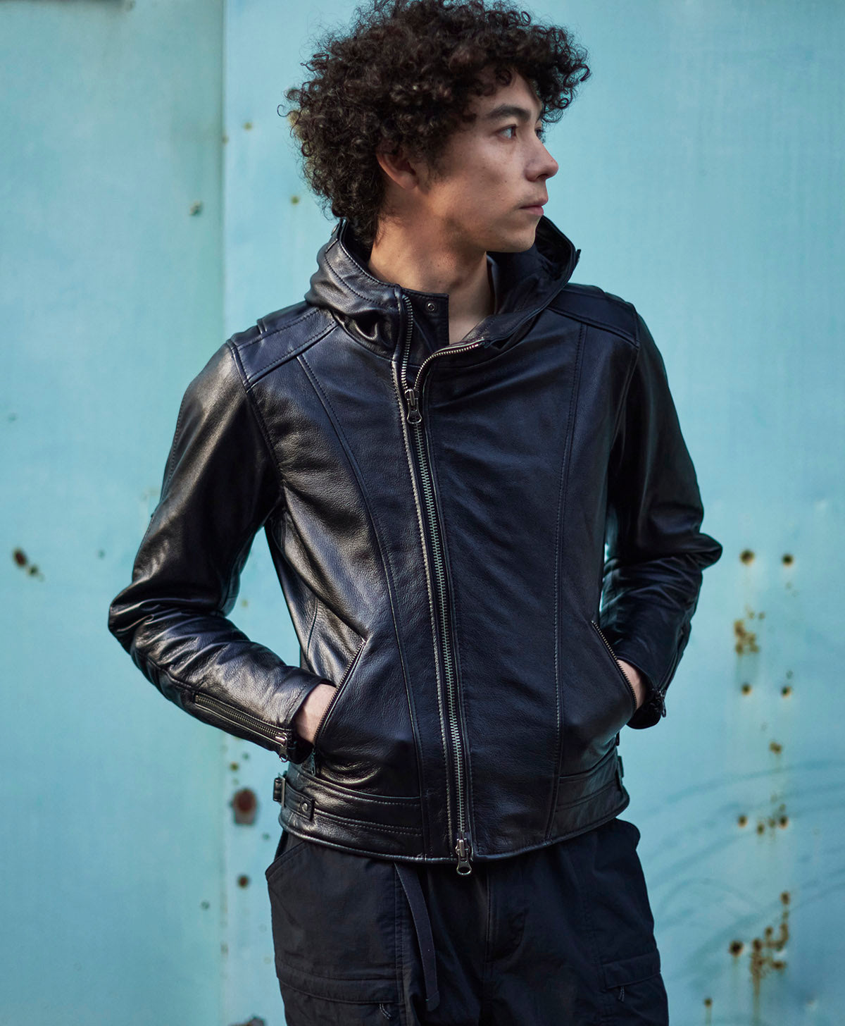 革ジャン フードレザージャケット｜カドヤ公式オンラインショップ｜MR