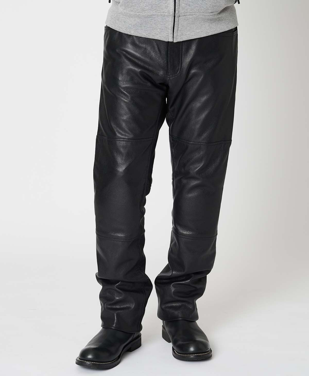 革パンツ テーパード レザーパンツ｜カドヤ公式オンラインショップ